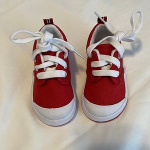 Baby KEDS red shoes. Size 4. Never worn.